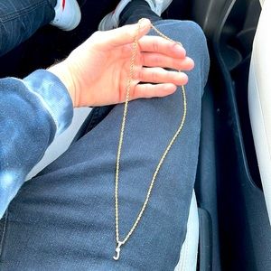 Gold 10k rope chain gold 10k pendant